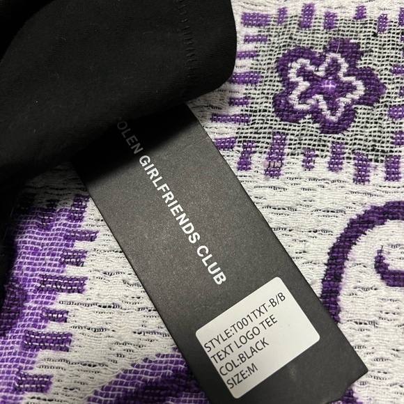 STOLEN GIRLFRIENDS CLUB Logo Tee Size Medium NWT - Picture 6 of 7